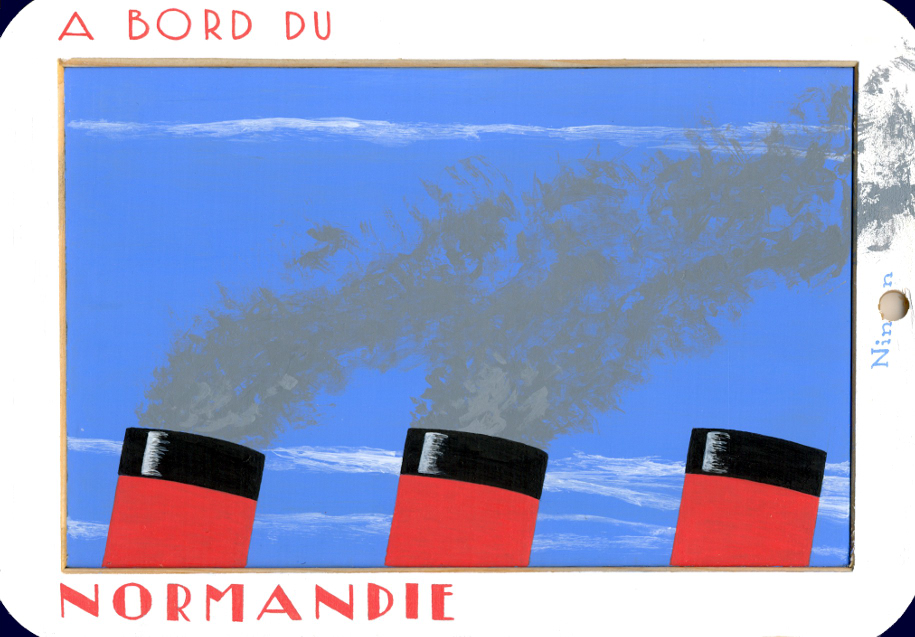 A Bord du Normandie, Journal transatlantique, Blaise Cendrars, avec Colette, Claude Farrre, Pierre Wolff, Roger Schall, 1935